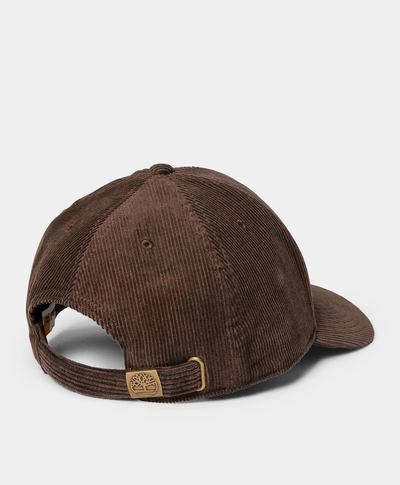 Gorra De Béisbol De Pana Con Logo Bordado Para Hombre, Café