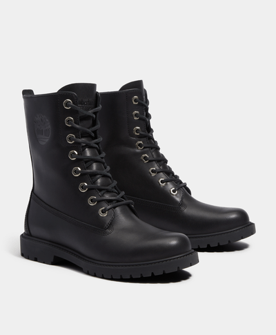 Botas Premium 8 Inch Impermeables Waterproof Para Mujer, Negro