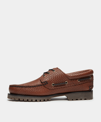 Zapatos Authentic Boat Shoe Para Hombre, Café