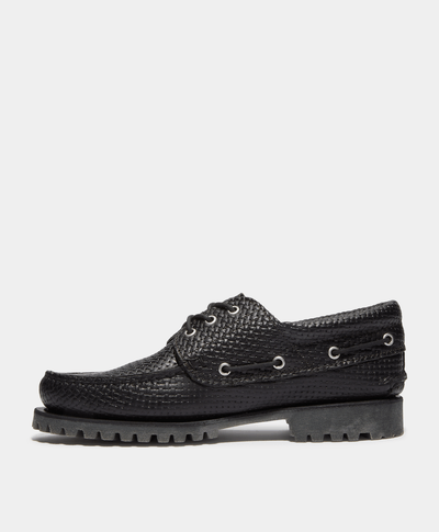 Zapatos Authentic Boat Shoe Para Hombre, Negro