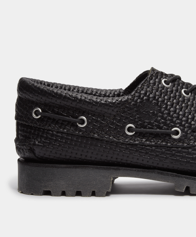 Zapatos Authentic Boat Shoe Para Hombre, Negro