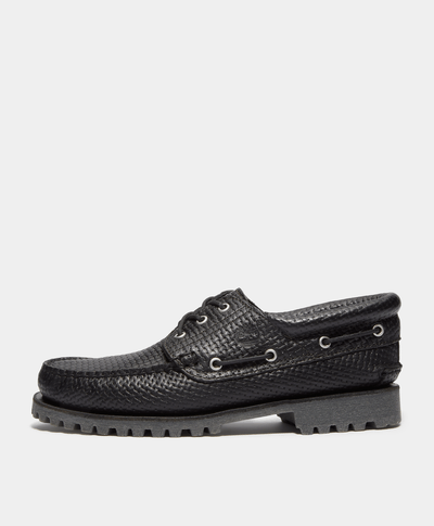 Zapatos Authentic Boat Shoe Para Hombre, Negro