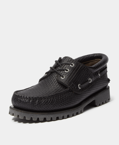 Zapatos Authentic Boat Shoe Para Hombre, Negro