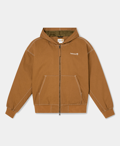 Chamarra Bomber De Lona Unisex, Amarillo