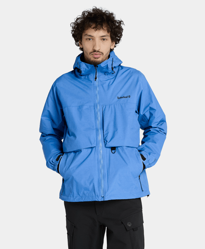 Chamarra Mobi Flex Impermeable Waterproof Para Hombre, Azul