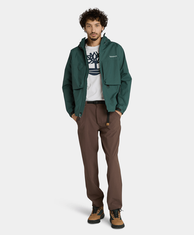 Chamarra Mobi Flex Impermeable Waterproof Para Hombre, Verde