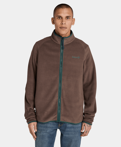 Chamarra Polar Para Hombre, Café