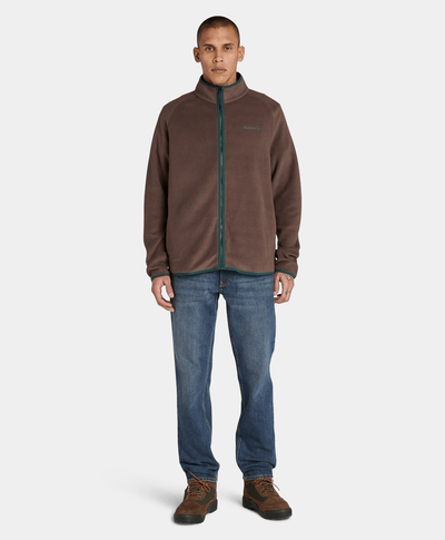 Chamarra Polar Para Hombre, Café