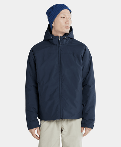 Chamarra Repelente Al Agua Regular Fit Para Hombre, Azul