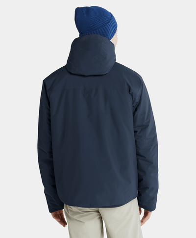 Chamarra Repelente Al Agua Regular Fit Para Hombre, Azul