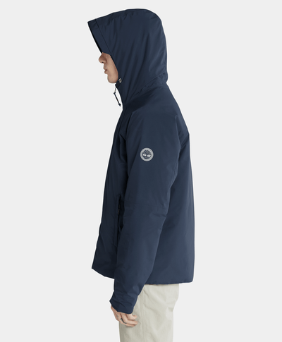 Chamarra Repelente Al Agua Regular Fit Para Hombre, Azul