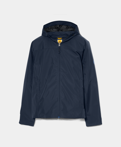 Chamarra Repelente Al Agua Regular Fit Para Hombre, Azul