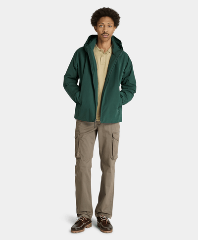 Chamarra Repelente Al Agua Regular Fit Para Hombre, Verde