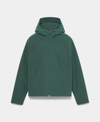 Chamarra Repelente Al Agua Regular Fit Para Hombre, Verde