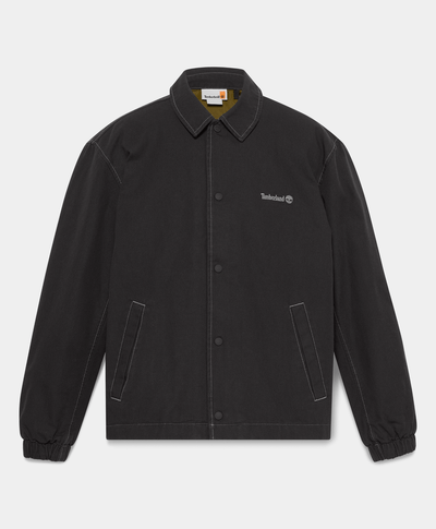 Chamarra Washed Duck Canvas Unisex, Negro