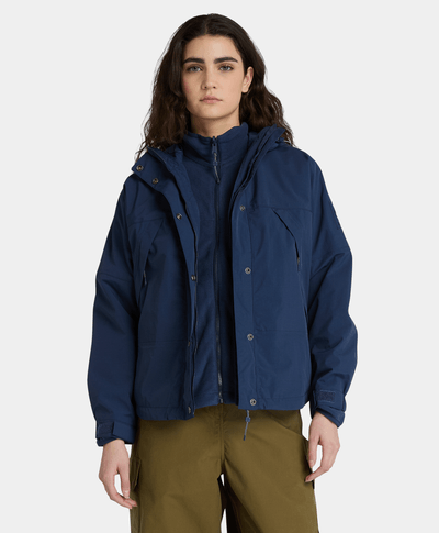 Chamarra Winnick 3-En-1 Impermeable Waterproof Para Mujer, Azul