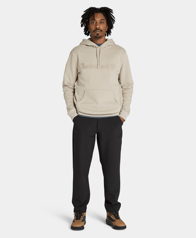 Pantalones Elásticos De Secado Rápido Relaxed Tapered Fit Para Hombre, Negro