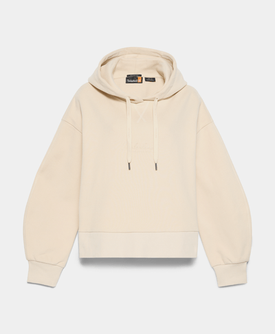 Sudadera Comfort Relaxed Fit Para Mujer, Blanco