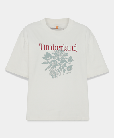 Playera Regular Fit Grafico Para Mujer, Beige