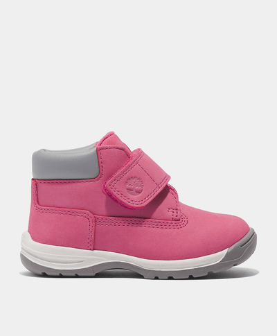 Bota Toddler Timber Tykes Mid Hook & Loop, Rosa