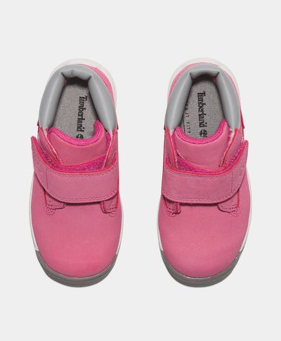 Bota Toddler Timber Tykes Mid Hook & Loop, Rosa