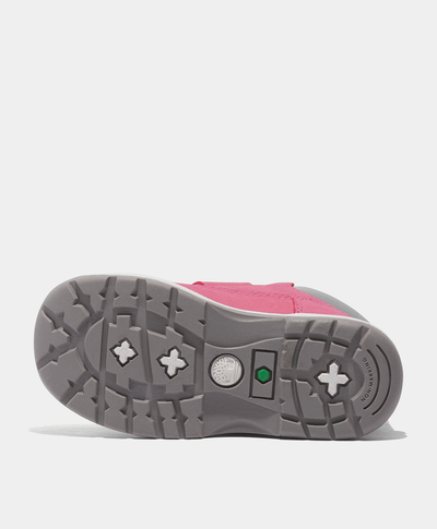 Bota Toddler Timber Tykes Mid Hook & Loop, Rosa