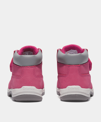 Bota Toddler Timber Tykes Mid Hook & Loop, Rosa