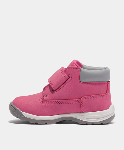 Bota Toddler Timber Tykes Mid Hook & Loop, Rosa