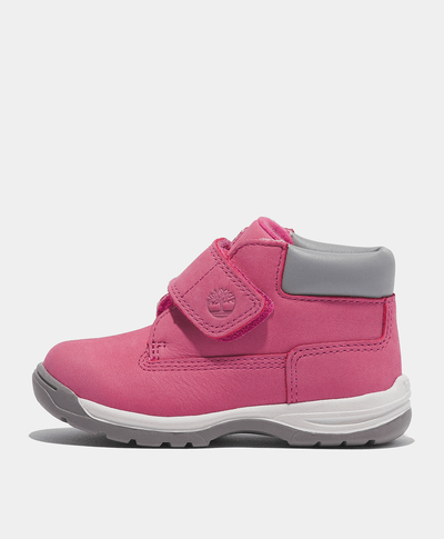Bota Toddler Timber Tykes Mid Hook & Loop, Rosa
