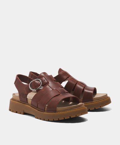 Sandalias Clairemont Way Fisherman para mujer, Rojo
