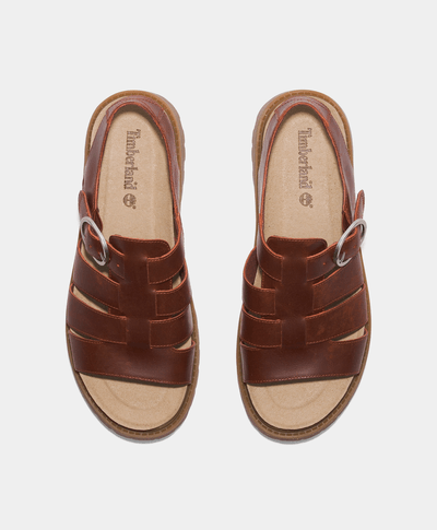 Sandalias Clairemont Way Fisherman para mujer, Rojo