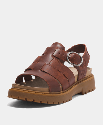 Sandalias Clairemont Way Fisherman para mujer, Rojo