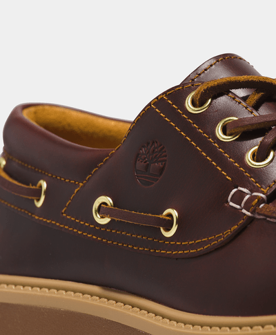 Zapato náutico Stone Street para mujer, Café