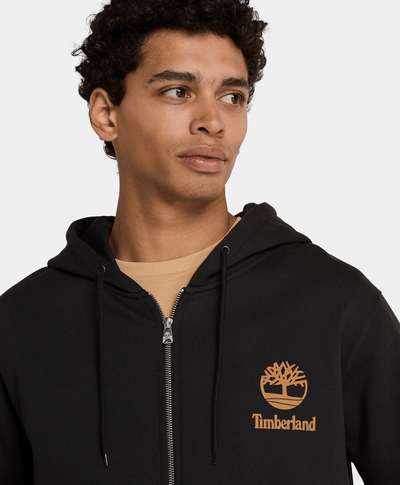 Sudadera Print Stack Logo FZ (BB) Hoodie Unisex, Negro