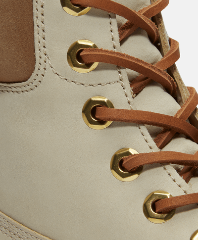 Botas impermeables con plataforma Stone Street para mujer, Beige