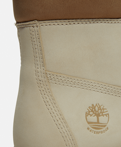 Botas impermeables con plataforma Stone Street para mujer, Beige
