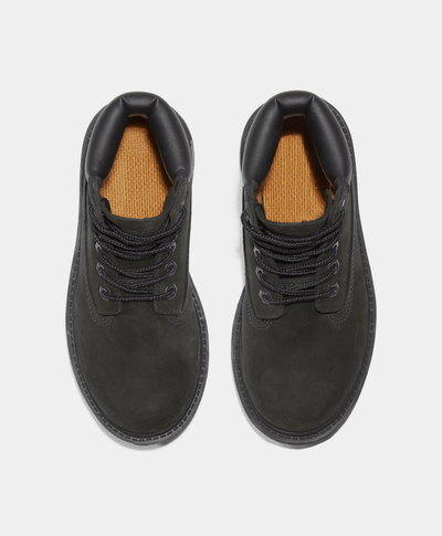 Botas Timberland Premium 6 Inch Waterproof Para Niño, Negro