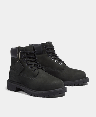 Botas Timberland Premium 6 Inch Waterproof Para Niño, Negro