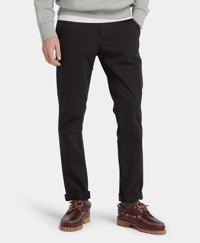 Pantalón Chino Squam Lake Slim-Fit para Hombre, Negro