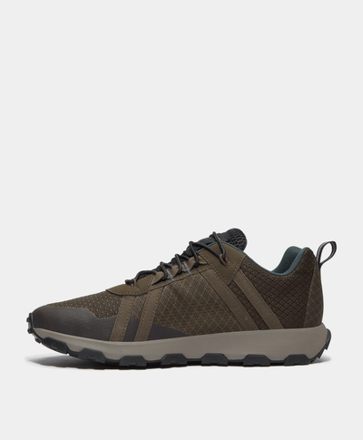 Tenis Winsor Trail Low Impermeables Waterproof Para Hombre, Café