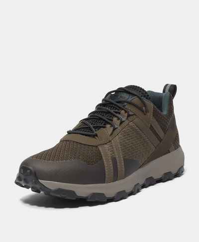 Tenis Winsor Trail Low Impermeables Waterproof Para Hombre, Café