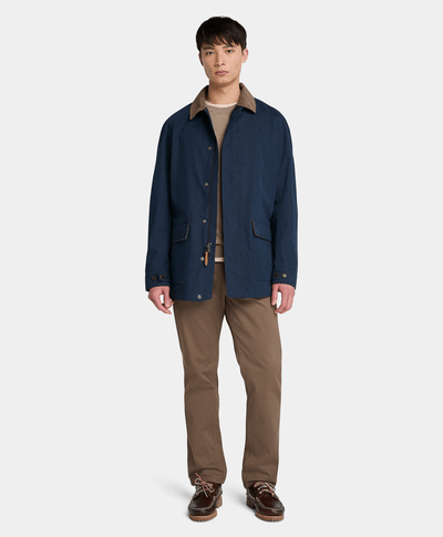 Abrigo Barn Impermeable Waterproof Para Hombre, Azul