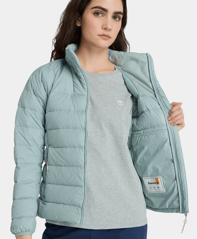 Chamarra Ligera Regular Fit Para Mujer, Azul