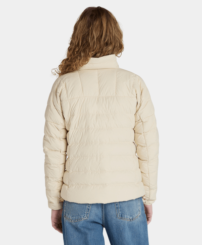 Chamarra Ligera Regular Fit Para Mujer, Beige