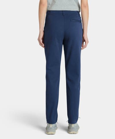Pantalón Chino Slim Fit Para Mujer, Azul