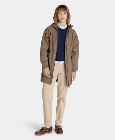 Pantalón Chino Slim Fit Para Mujer, Beige