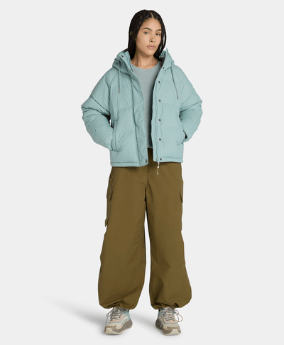 Pantalón Parachute Para Invierno Para Mujer, Verde