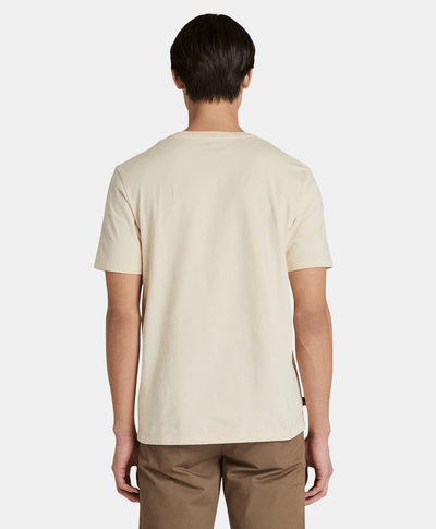Playera Con Grafico Para Hombre, Beige