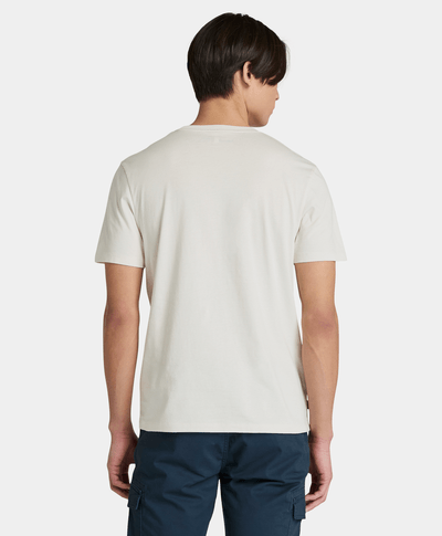 Playera Regular Fit Para Hombre, Blanco