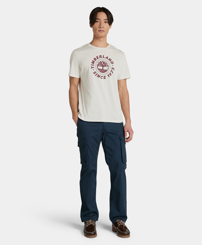 Playera Regular Fit Para Hombre, Blanco